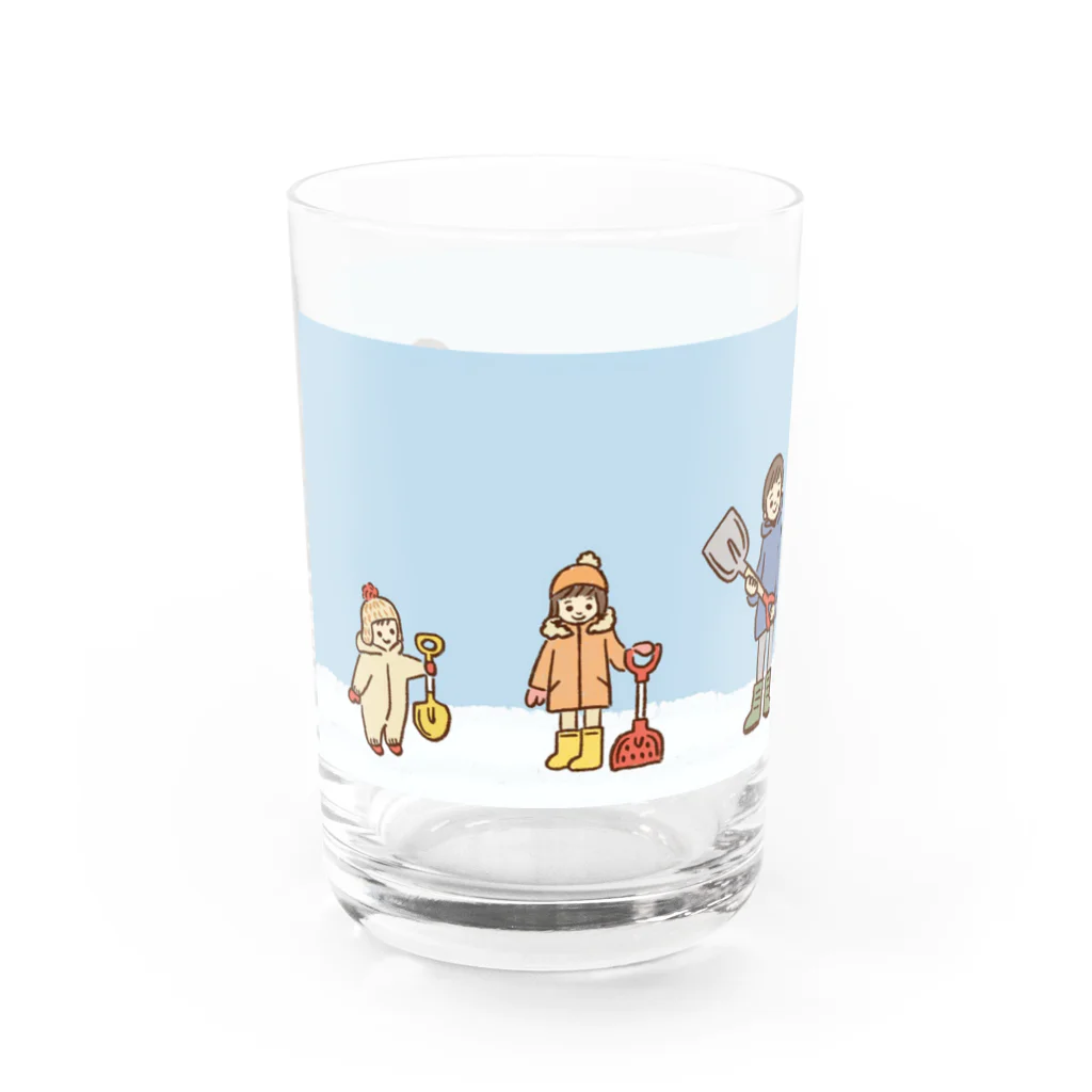 はやし企画の雪かきスタイル Water Glass :left