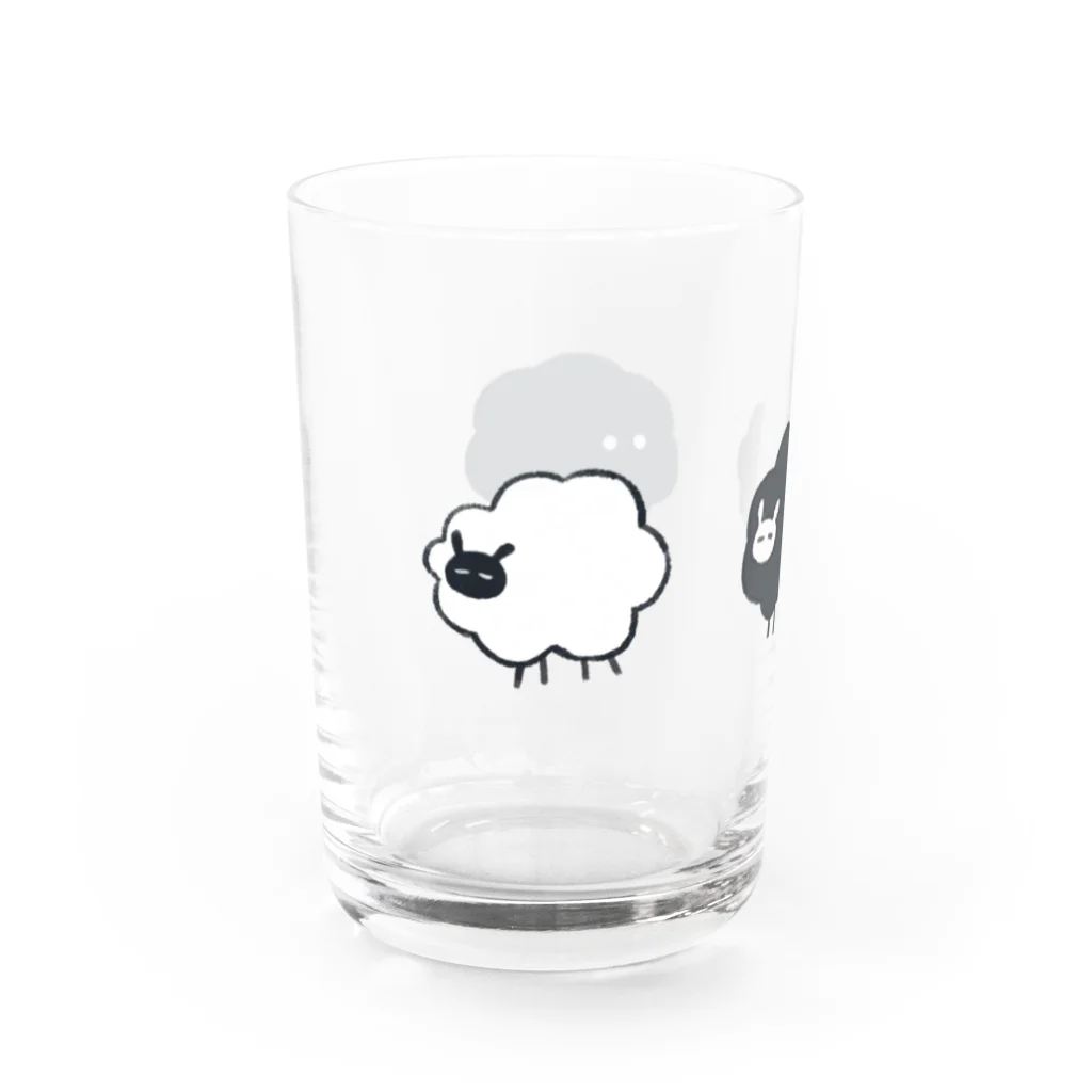 おばけとかのひつじひつじひつじ Water Glass :left