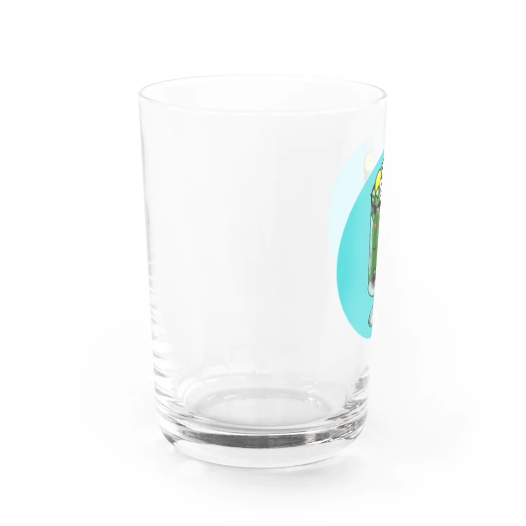 marimowのにくまんまりも  Warabiなひえひえ Water Glass :left