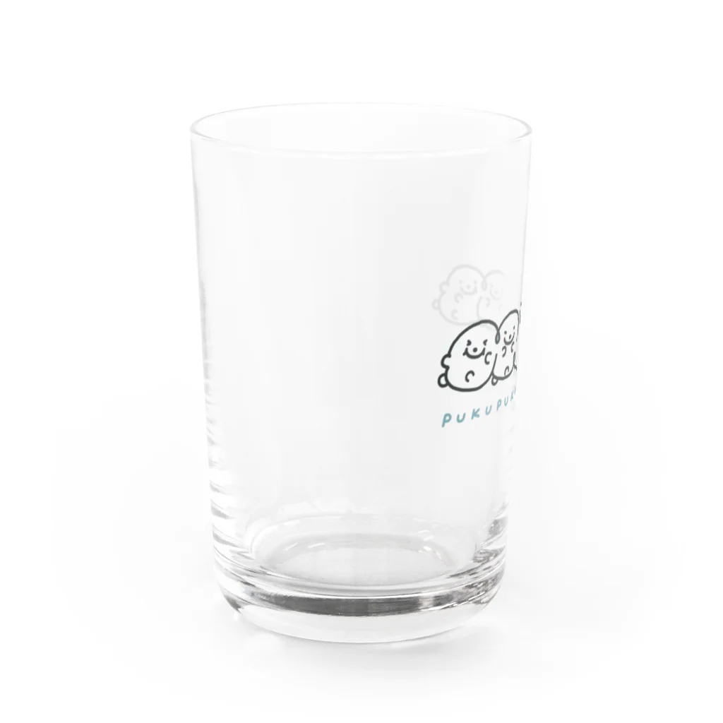 穂の湯のプクプク・タイニードッグ Water Glass :left