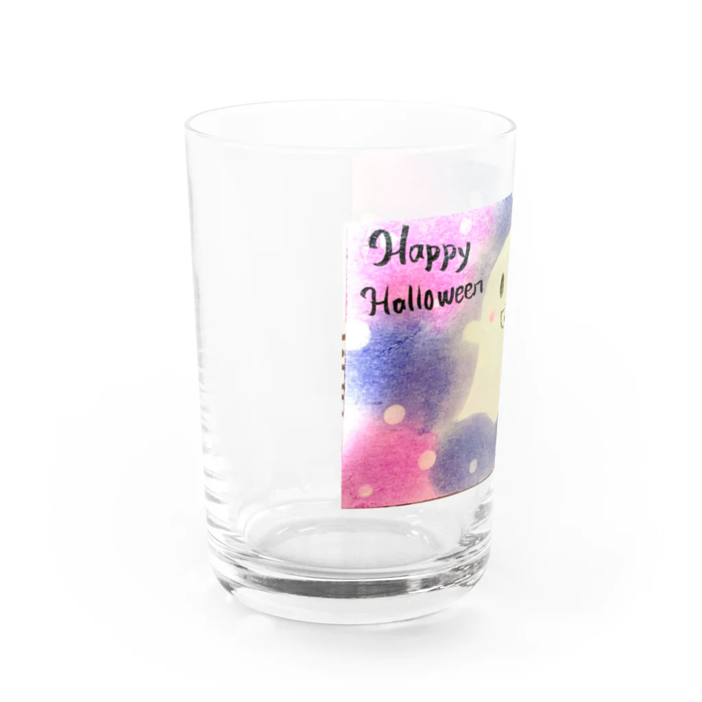 Pas★Enjoy 筆文字＆パステルアートのハロウィン限定2022 Water Glass :left