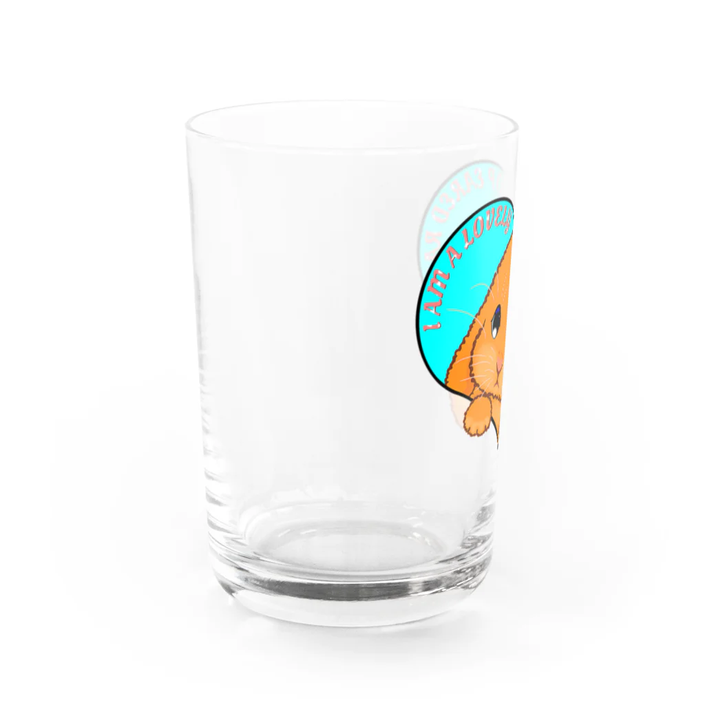 LalaHangeulのLop eared rabbit(ロップイヤーラビット) 英語バージョン Water Glass :left