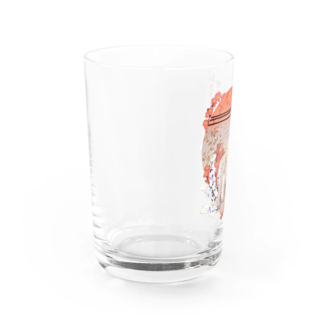 創作男子・稲冨の和装男子:かささぎの Water Glass :left