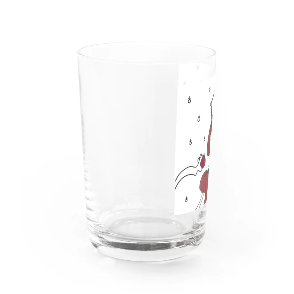 ほらをた娘🦈ྀི🎈のほらをた娘のトマトちゃん Water Glass :left