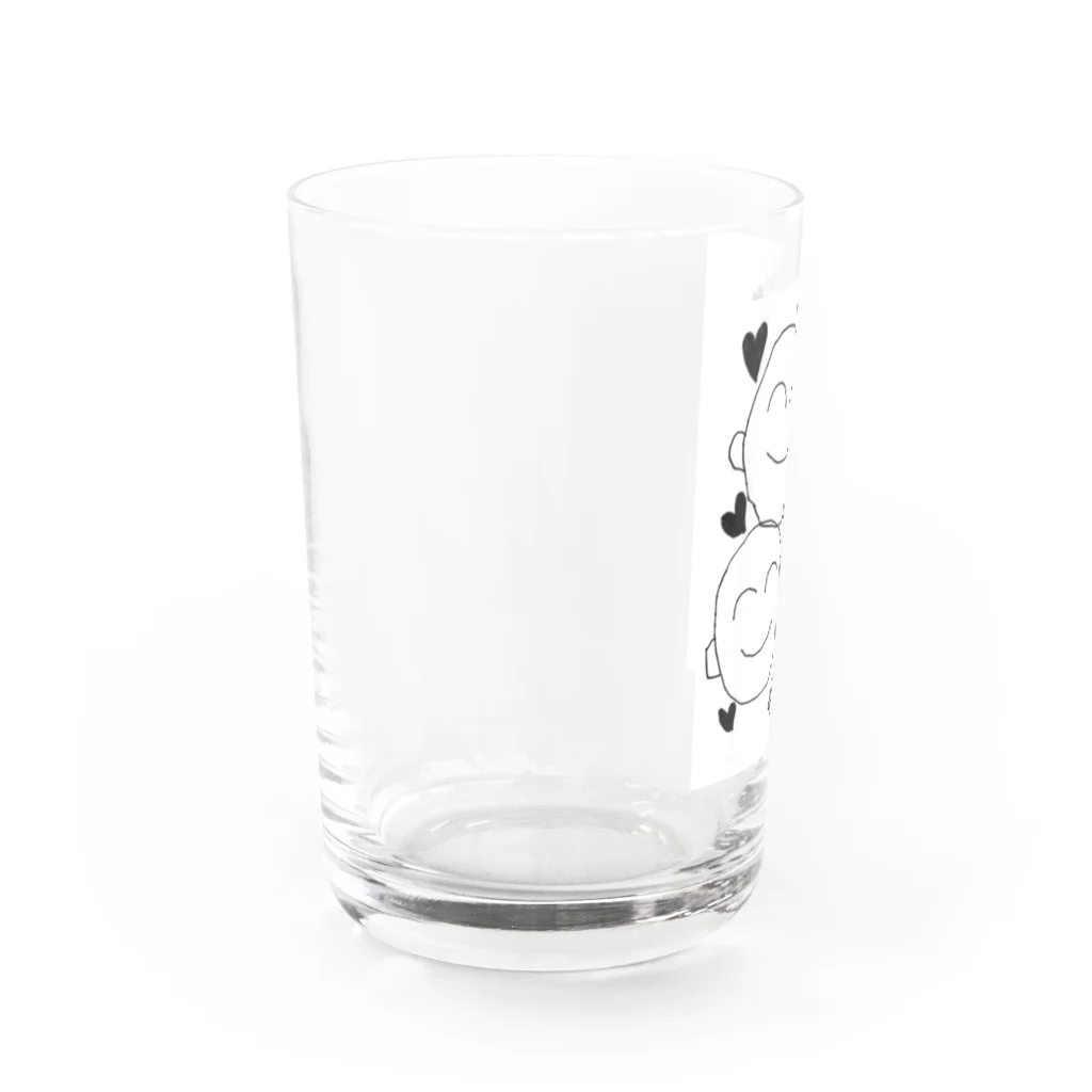 しあわせ笑顔のしあわせ笑顔２ Water Glass :left