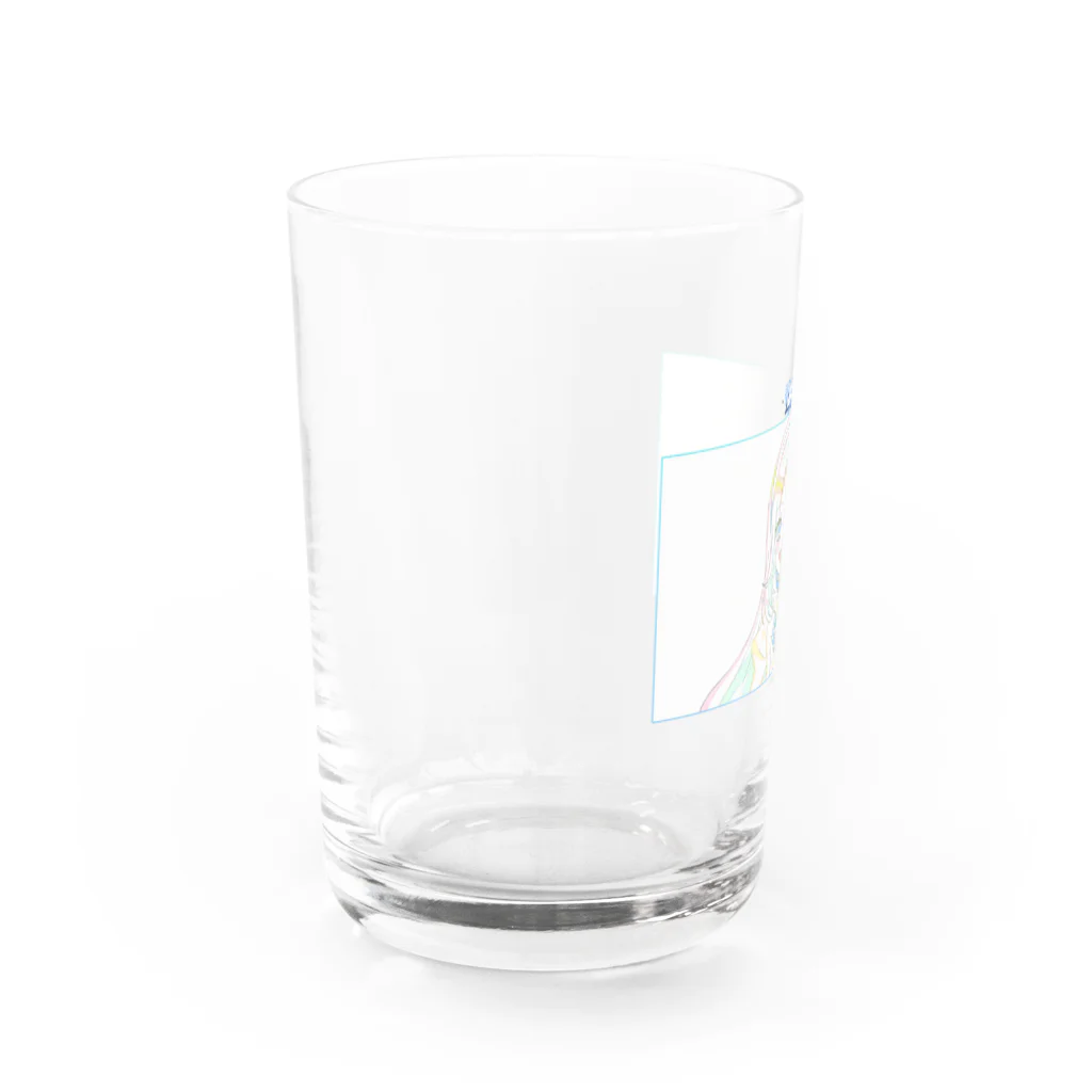 碧衣リン公式｜アニメーション原画グッズの碧衣リン（アニメ原画 by studioもがな） Water Glass :left