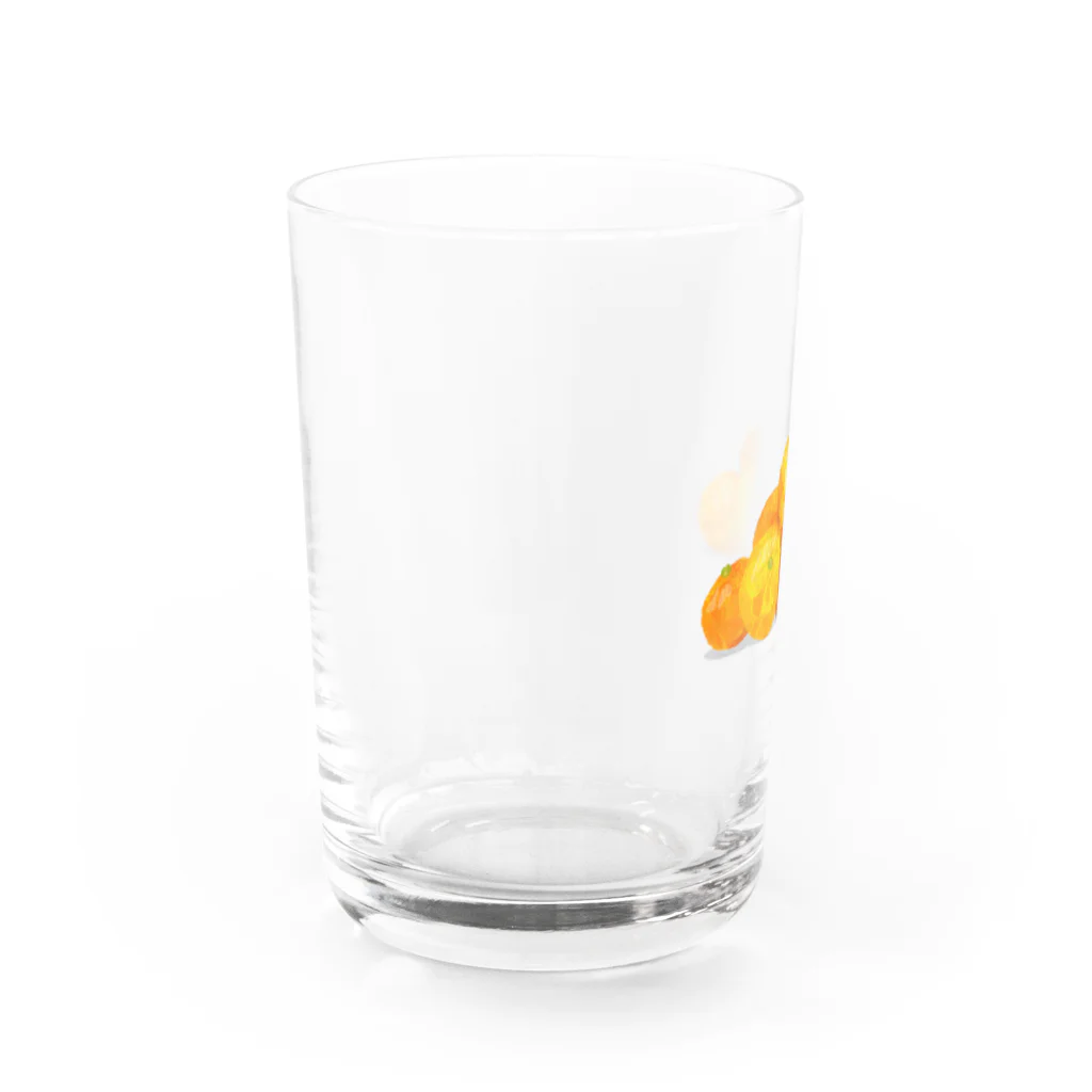 レ・モネのひたすら蜜柑 Water Glass :left