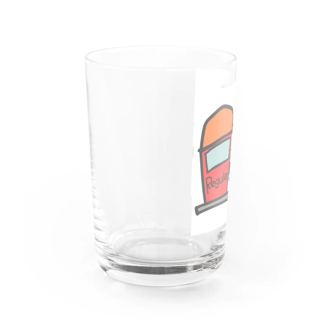 絵心屋空間のI'm an auto mechanic Water Glass :left