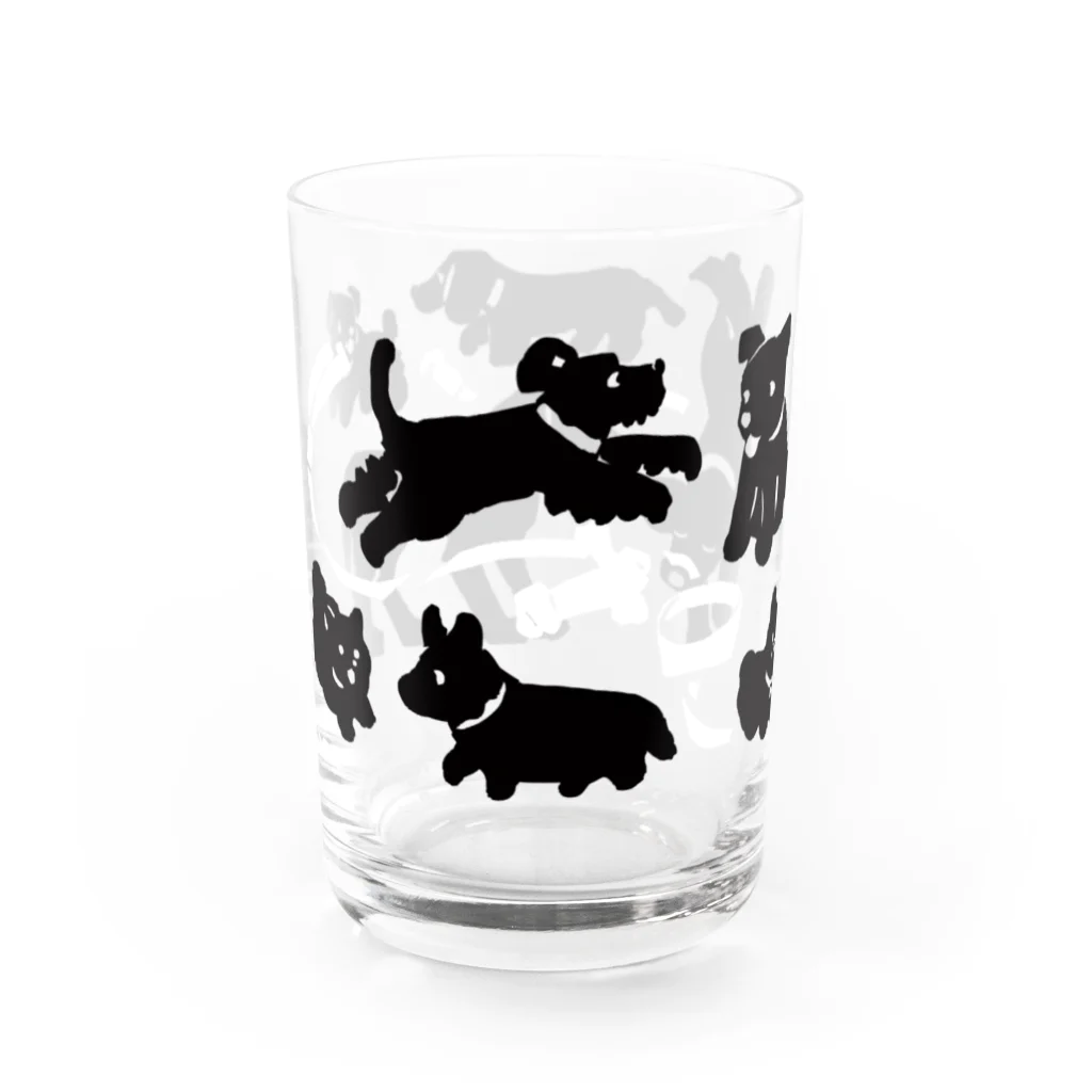 太田麻衣子のDogs Water Glass :left