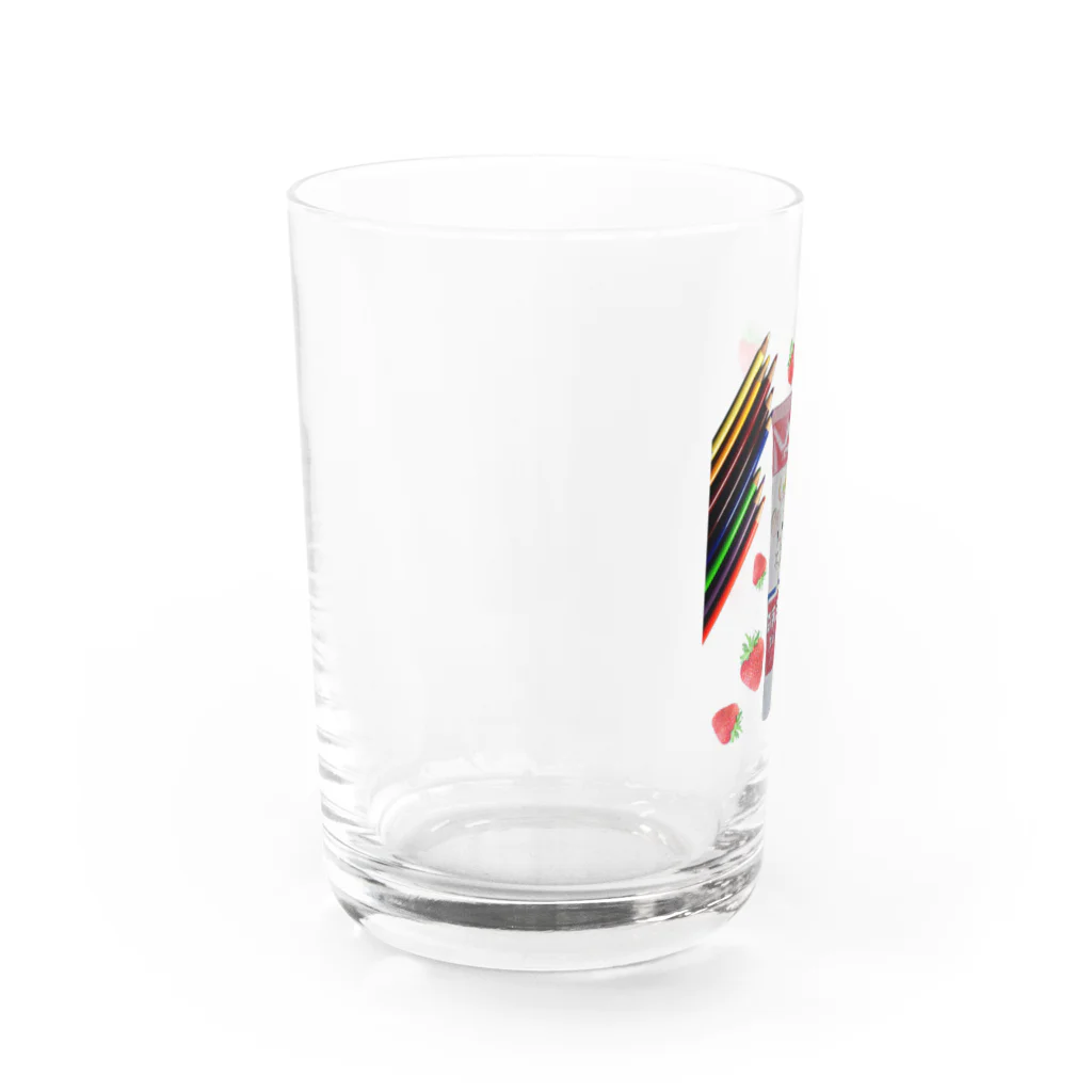 ちゃんめんちゃんのmooooo Water Glass :left