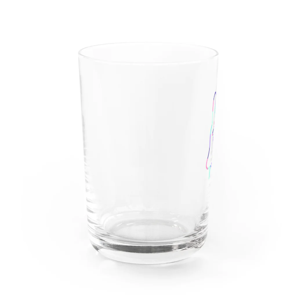 999ROXANEのUSAGI OBAKE -NEON- Water Glass :left