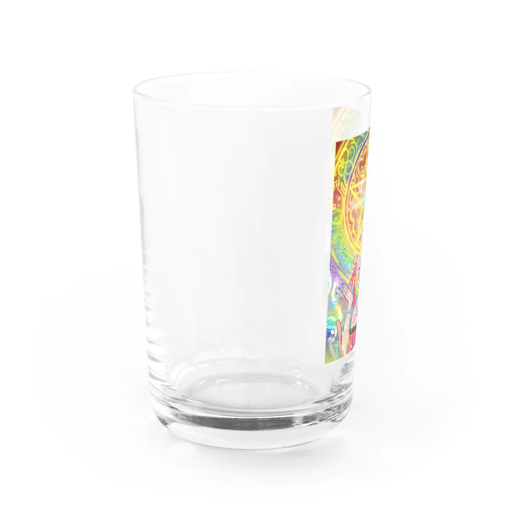 広ノ坂　瀬央のねこねこラブ魔法陣 Water Glass :left