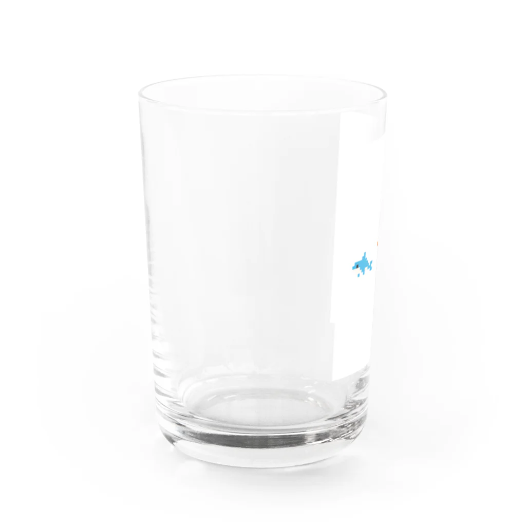 GRITの粗ドット絵・海の生き物シリーズ Water Glass :left