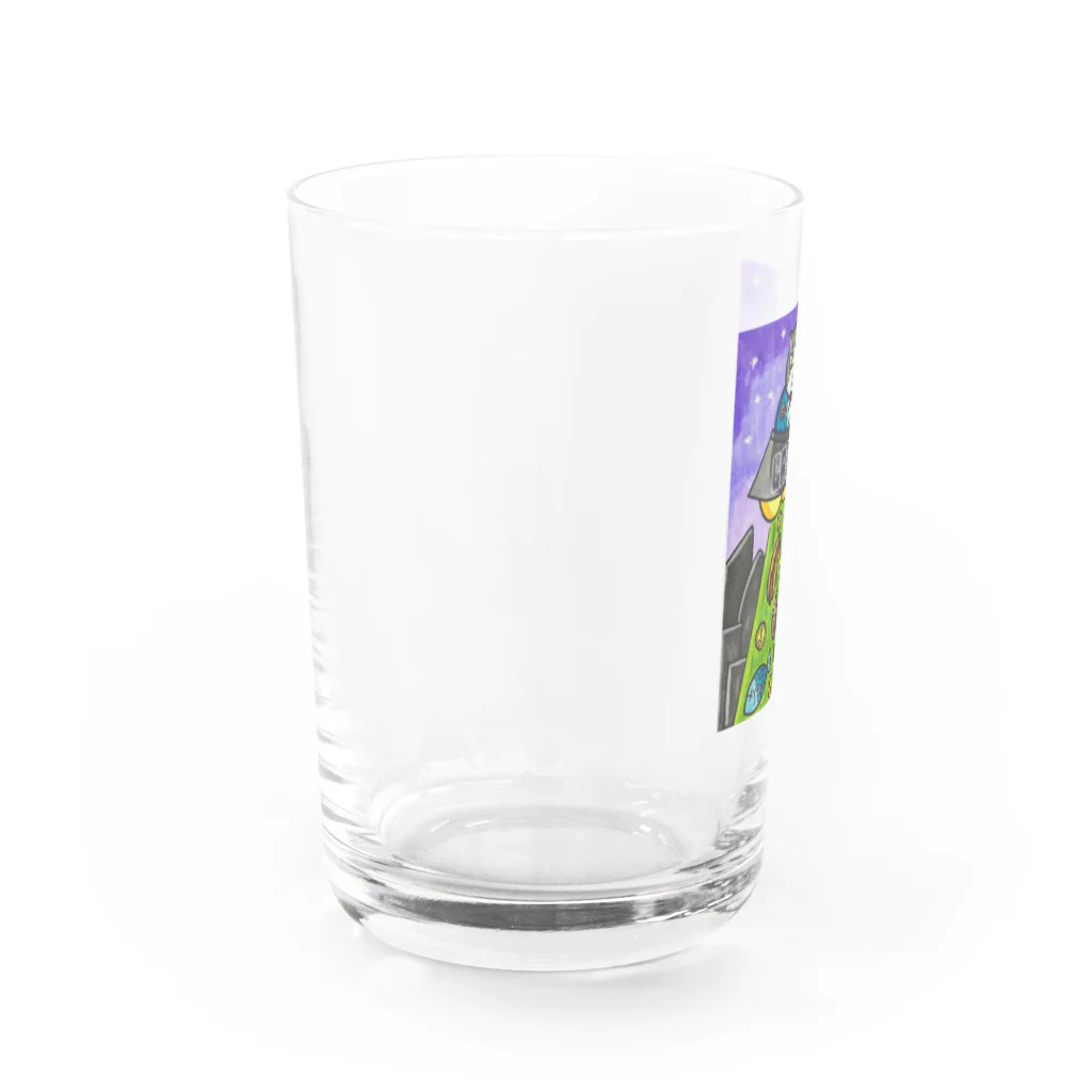 TAKOのUFOネコ Water Glass :left