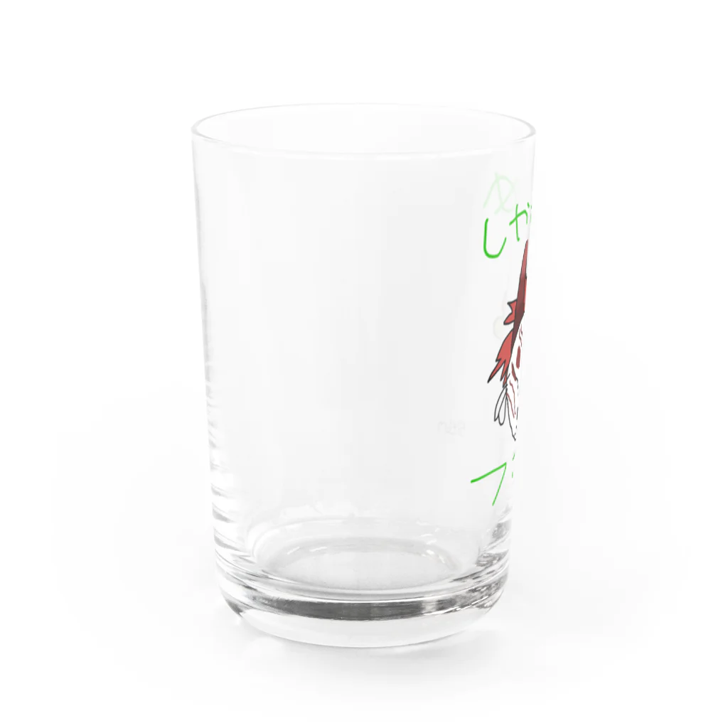 しやあめショップのしやあめファン証明 Water Glass :left