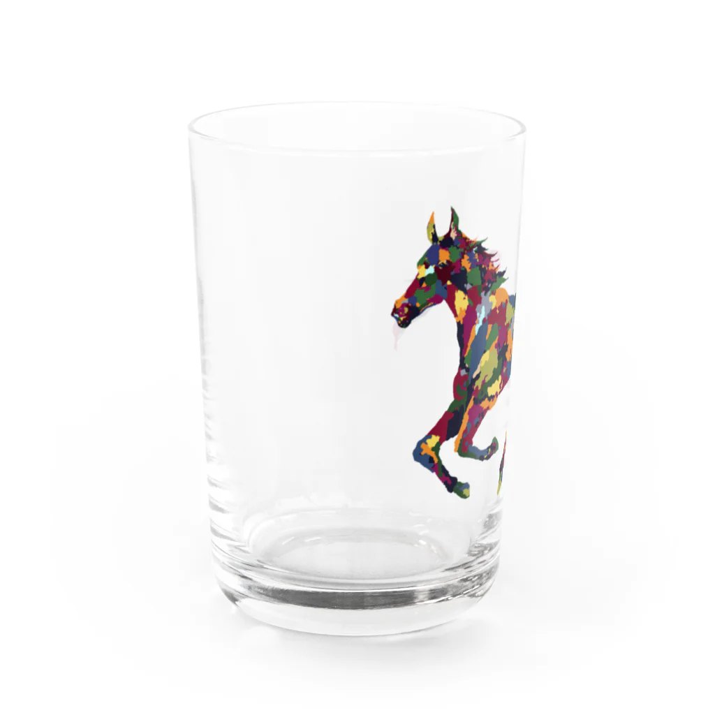 meiroのカラフルなホース Water Glass :left