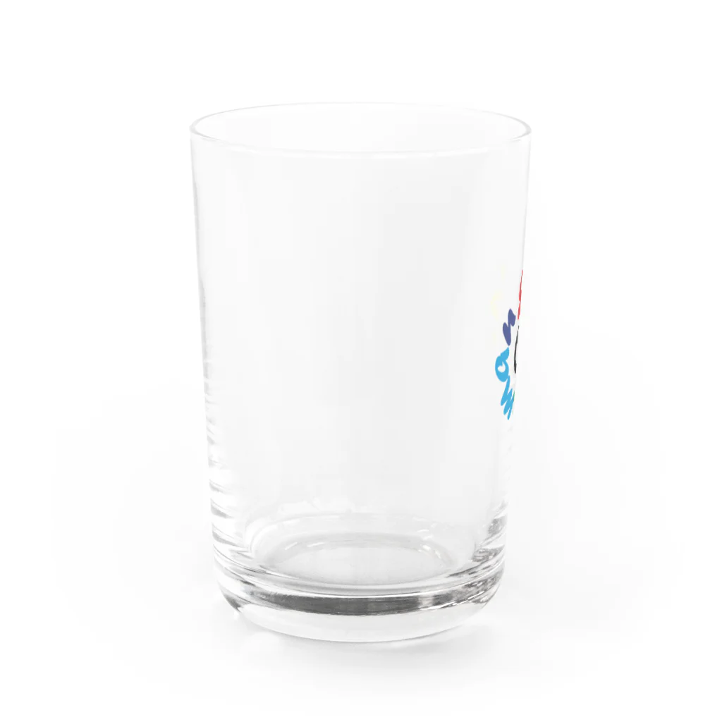 んまつーポスのんまつーポス 逆さlogo Water Glass :left