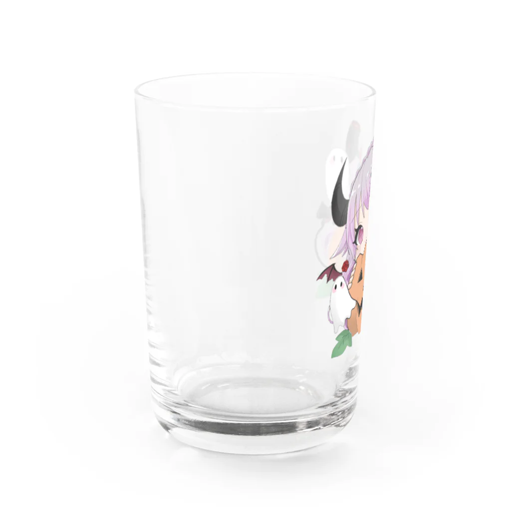 悪羽美咲Vtuberのグッズ販売のハロウィン悪羽 Water Glass :left