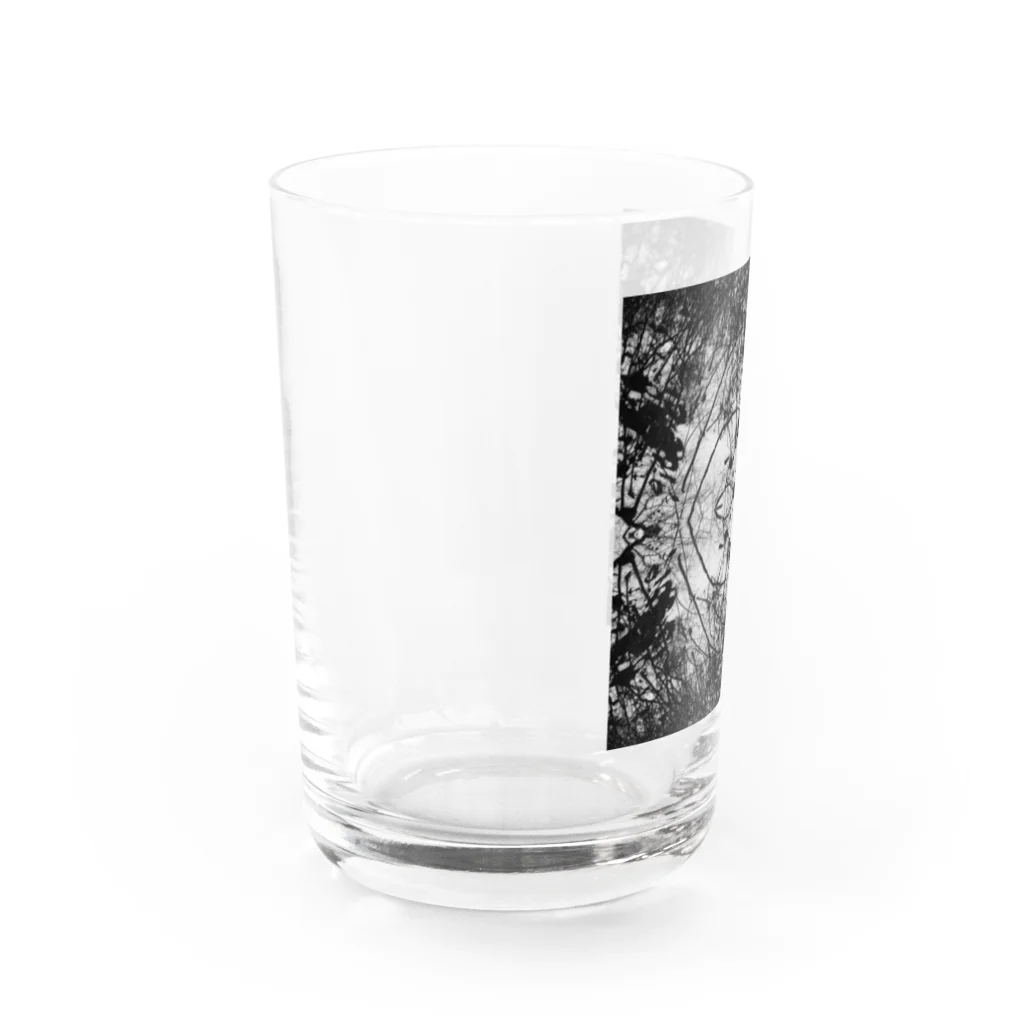 egg Artworks & the cocaine's pixの雪原 Water Glass :left