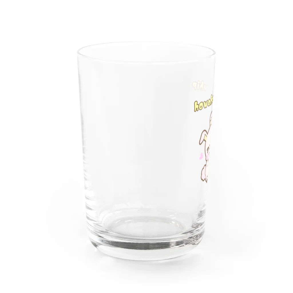 ほわほわしょっぷのほわほわホイップ　お願い♡ Water Glass :left