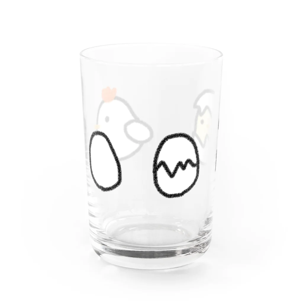 ぽぽふぅ。の成鳥過程 Water Glass :left