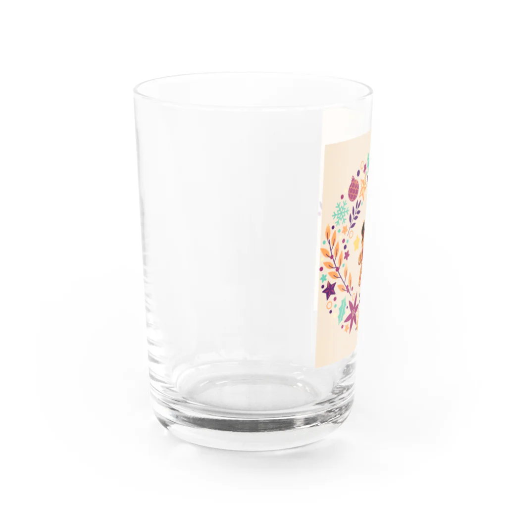 るいさんちのクリスマスクッキー Water Glass :left