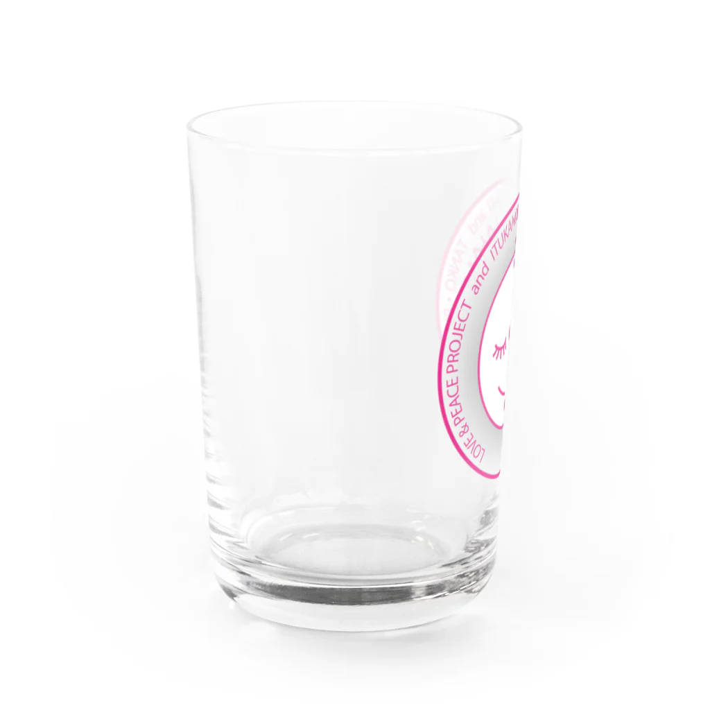 lox1970 SHOPのlox1970 ロゴマーク・ピンク Water Glass :left
