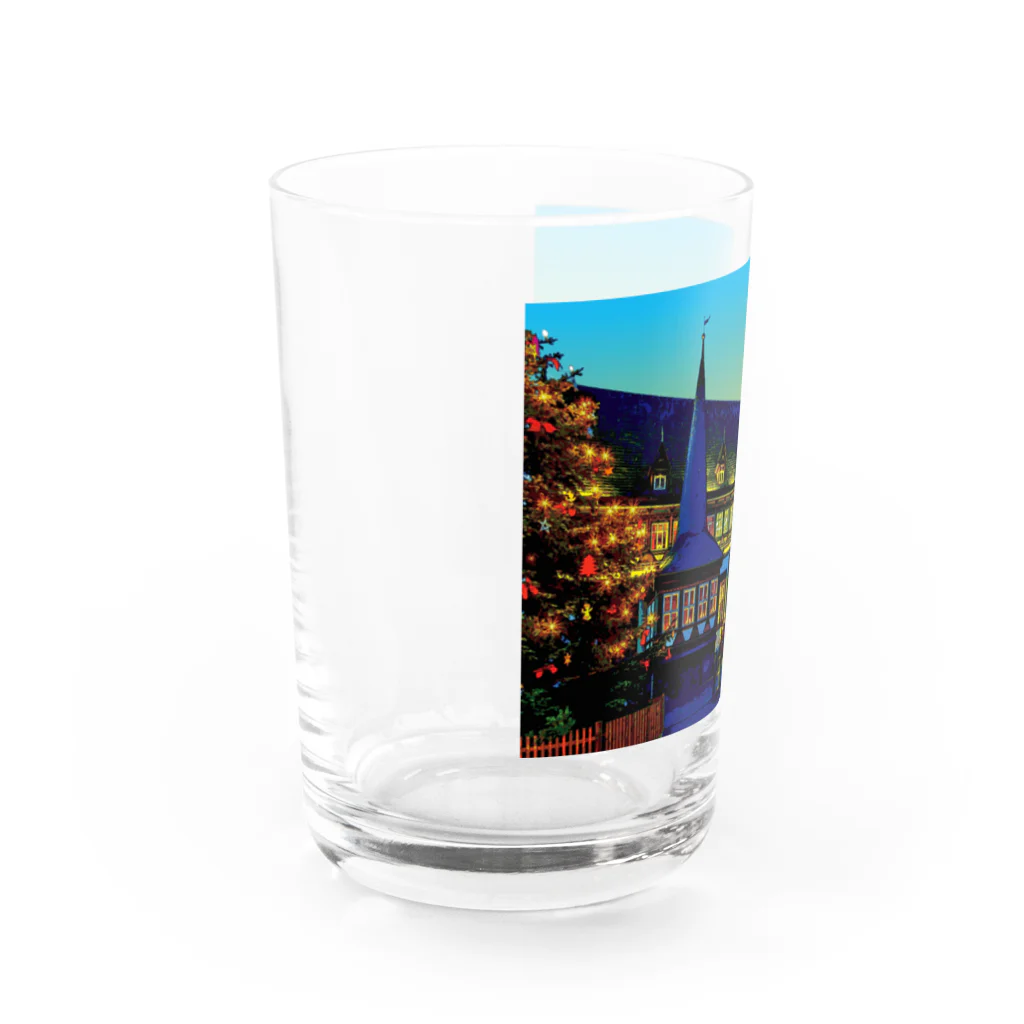 GALLERY misutawoのドイツ 夕暮れのアインベック旧市庁舎 Water Glass :left