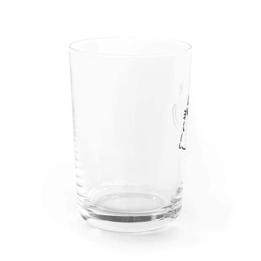 牛乳のねこちゃんのようななにか Water Glass :left