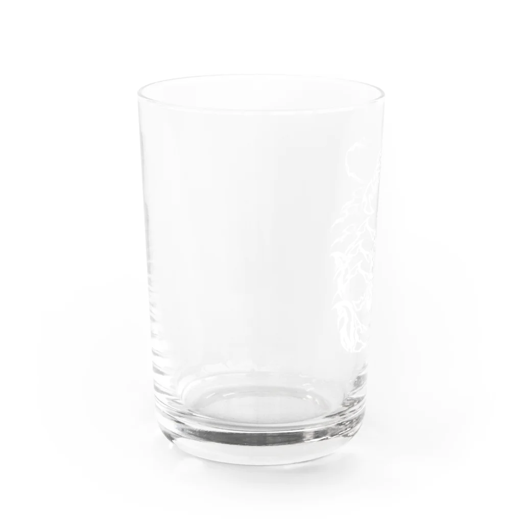 Co2/オリジナルロゴアイテムのお試し/ホワイトロゴ仕様｢蠍｣ Water Glass :left