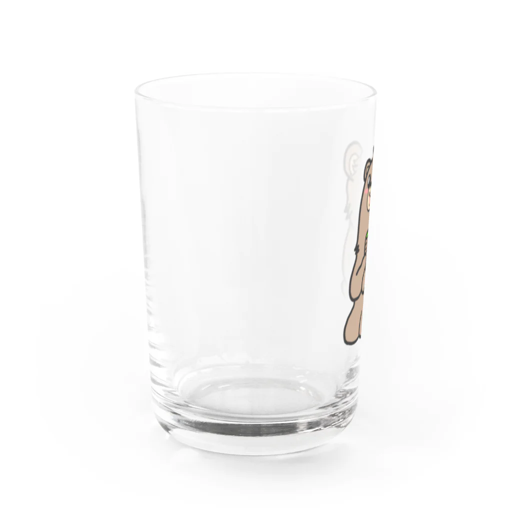 トホクマッチ🐻のトホクマッチ🐻いっぷく🐻 Water Glass :left