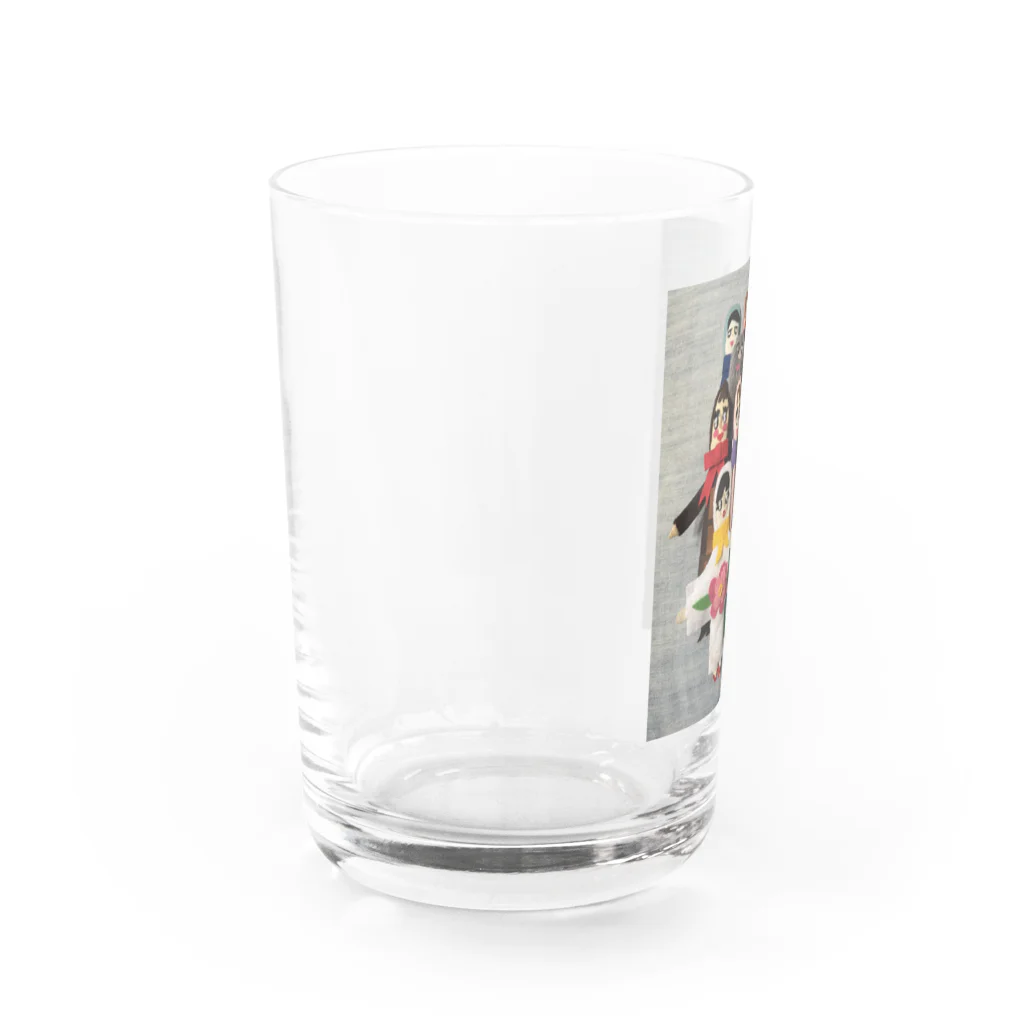 煎太郎商店の草加煎太郎と仲間たち Water Glass :left