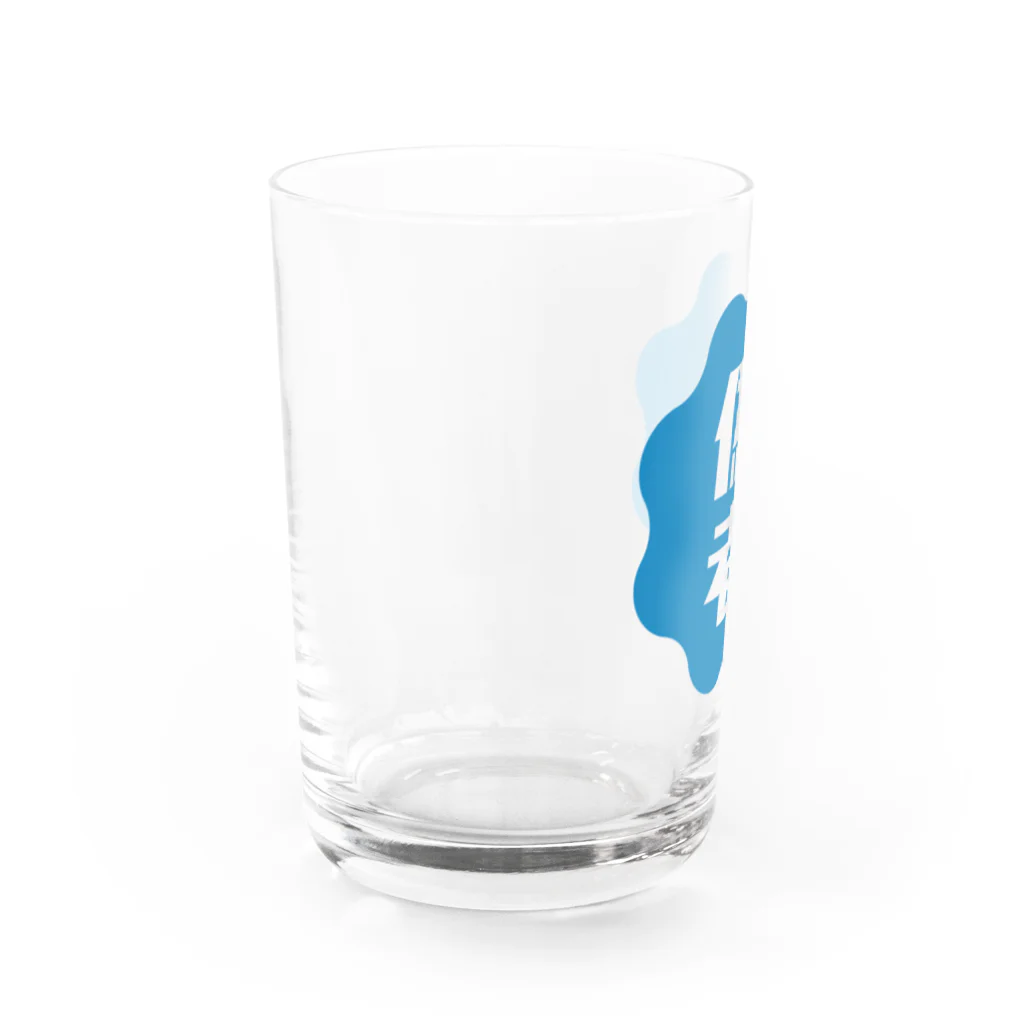 オノマトピアの偽者認証バッジ Water Glass :left