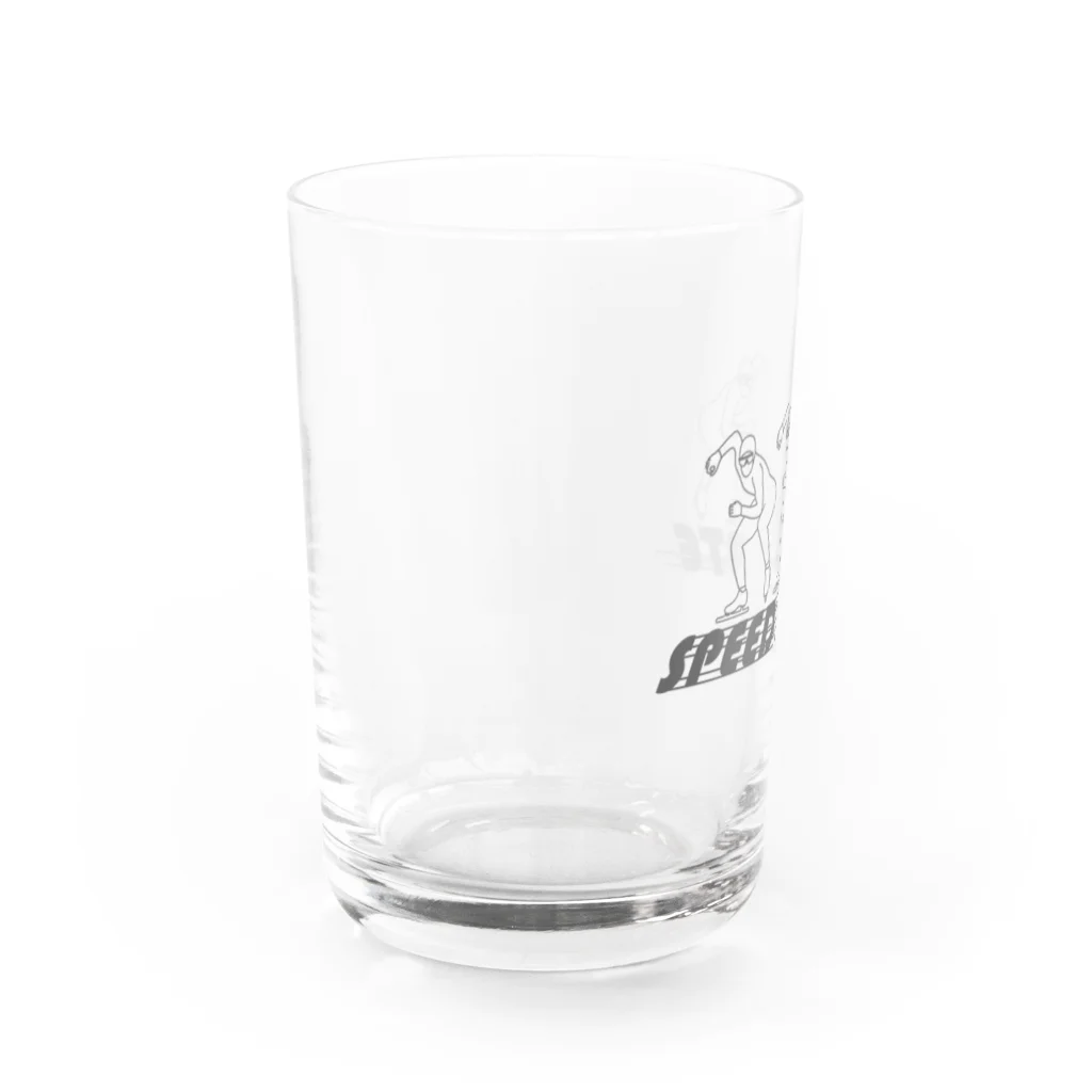 Atco.のスピードスケート Water Glass :left