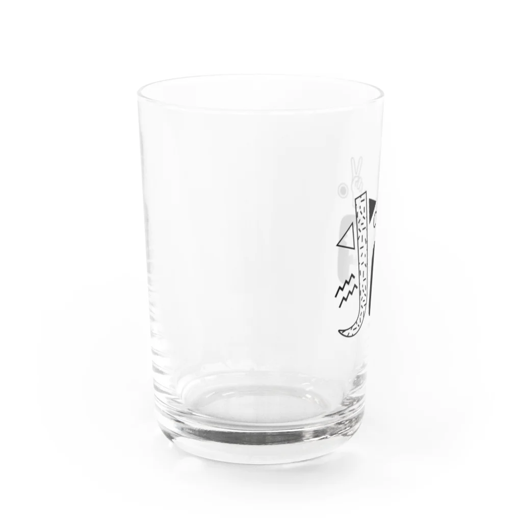 ニホンネコの猫 Water Glass :left