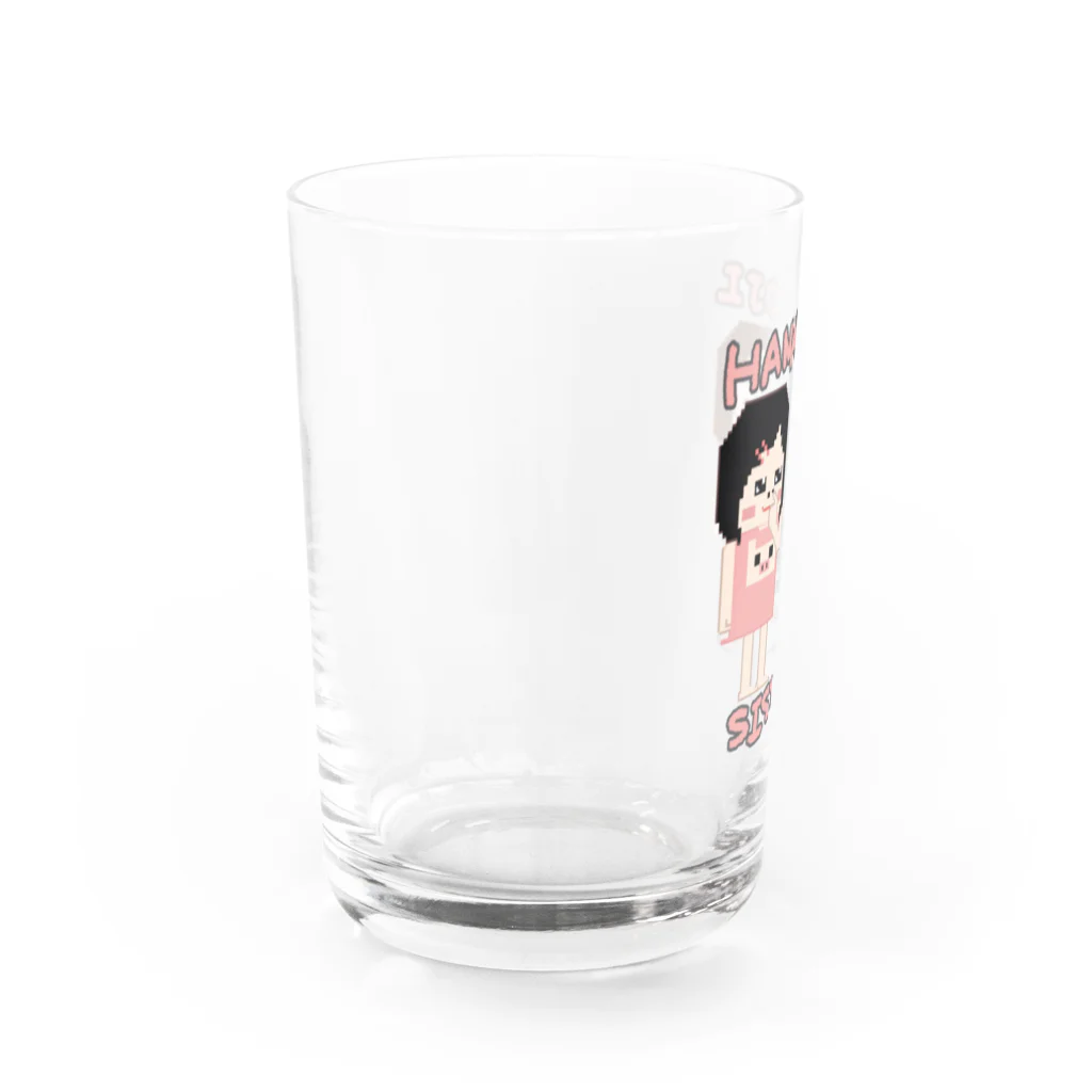 ANAN＠猫ひろしの人🥚🥚の鼻ホジ姉妹 Water Glass :left