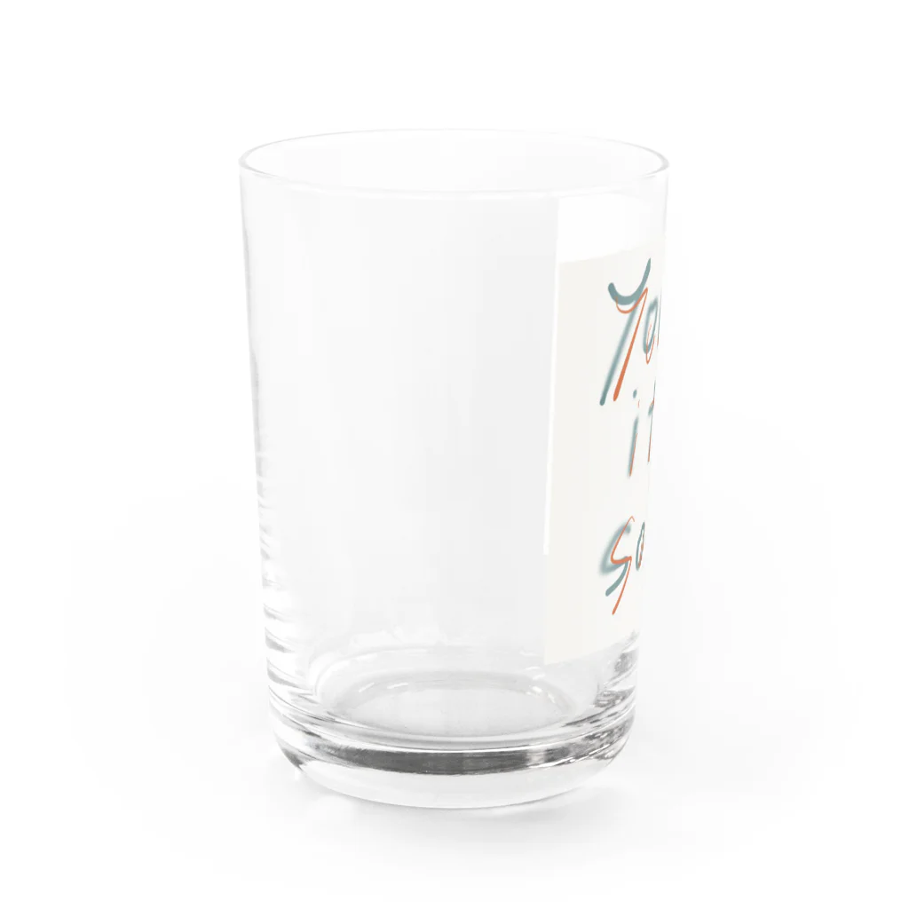 おめでとうShopのyour item sold! Water Glass :left