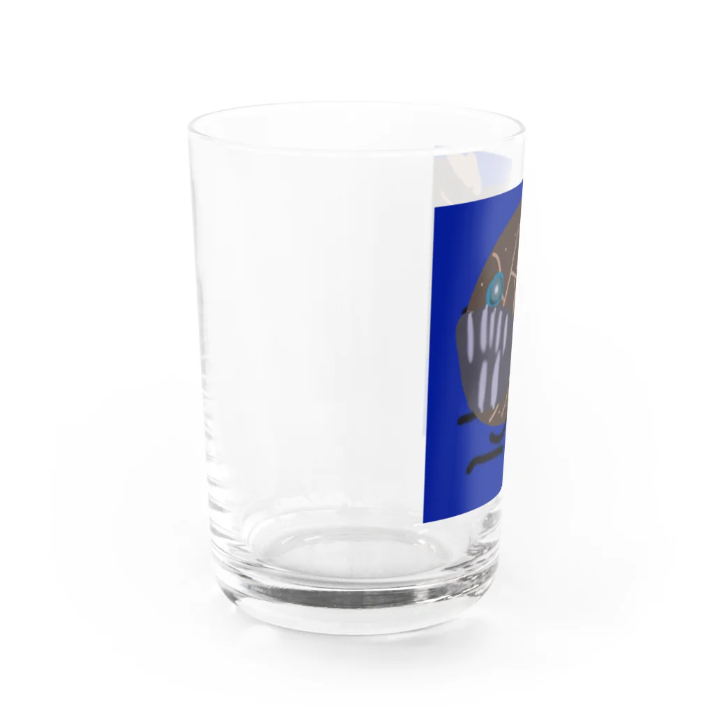 Akali_to_youのAkaliの深海魚シリーズ オニキンメミックス Water Glass :left