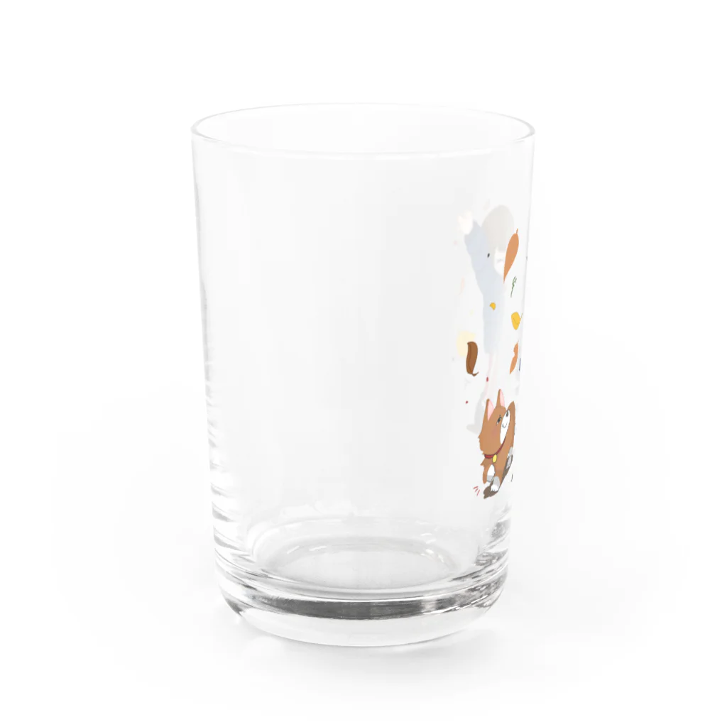 みーすけの愛犬と公園デート Water Glass :left