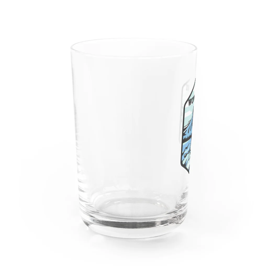 WOWTANIのWOWTANIロゴ　グッズ Water Glass :left