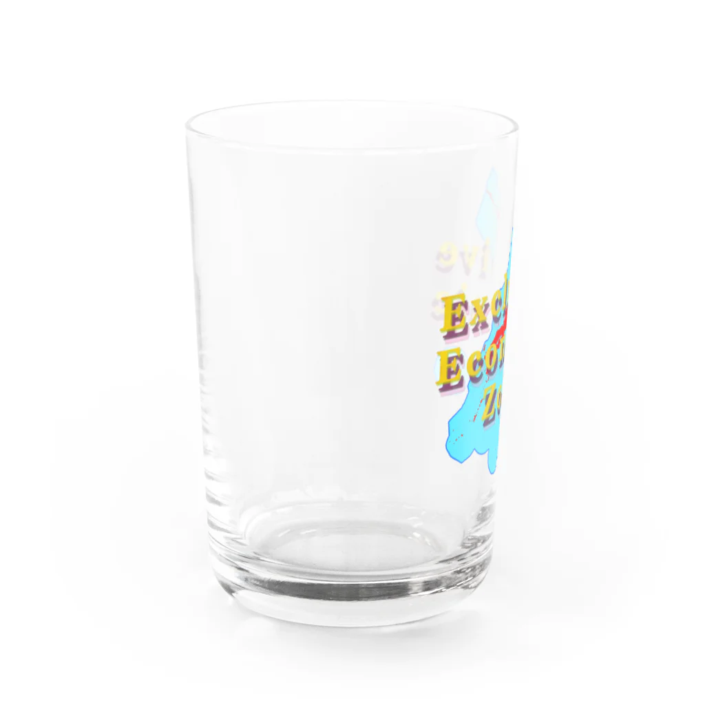 はるのまちのExclusive Economic Zone Water Glass :left