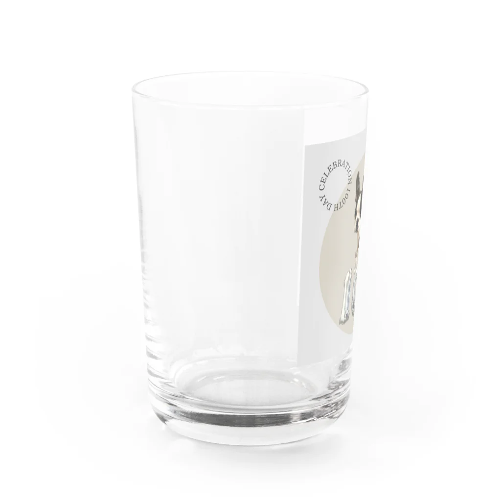 GIONAくんのおみせの【GIONA 生後100日記念】GIONA100グッズ Water Glass :left