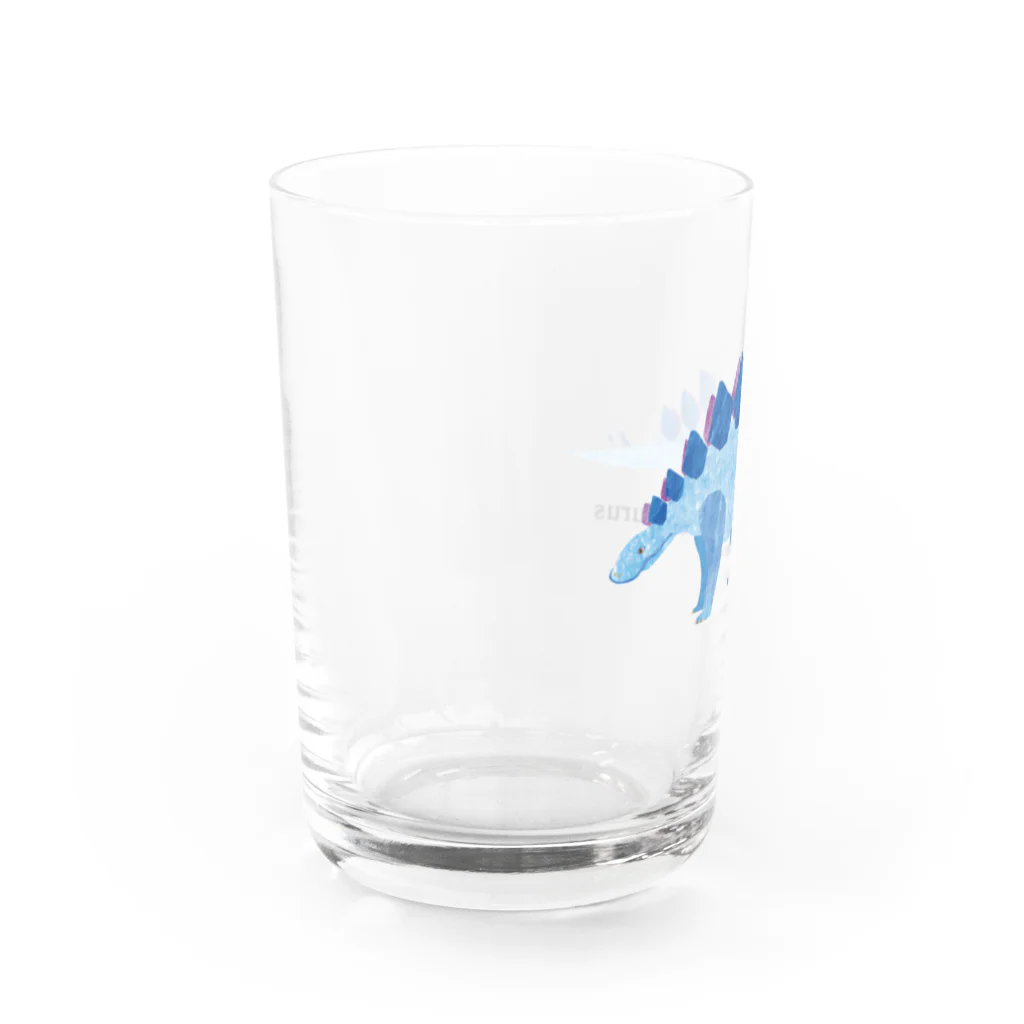 おおしだいちこのステゴサウルス Water Glass :left