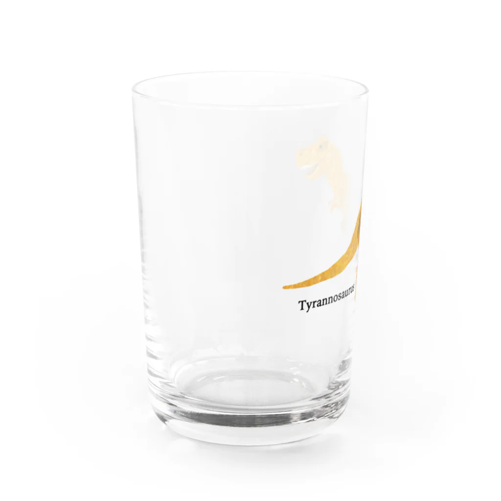 おおしだいちこのティラノサウルス Water Glass :left