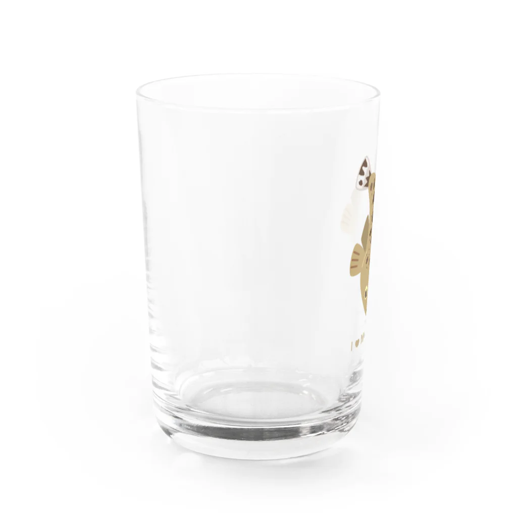 マゴチハンター™伊勢隼人の真鯒(まごち)の『マゴチン』( I LOVE MAGOCHI 版 ) produced by マゴチハンター Water Glass :left