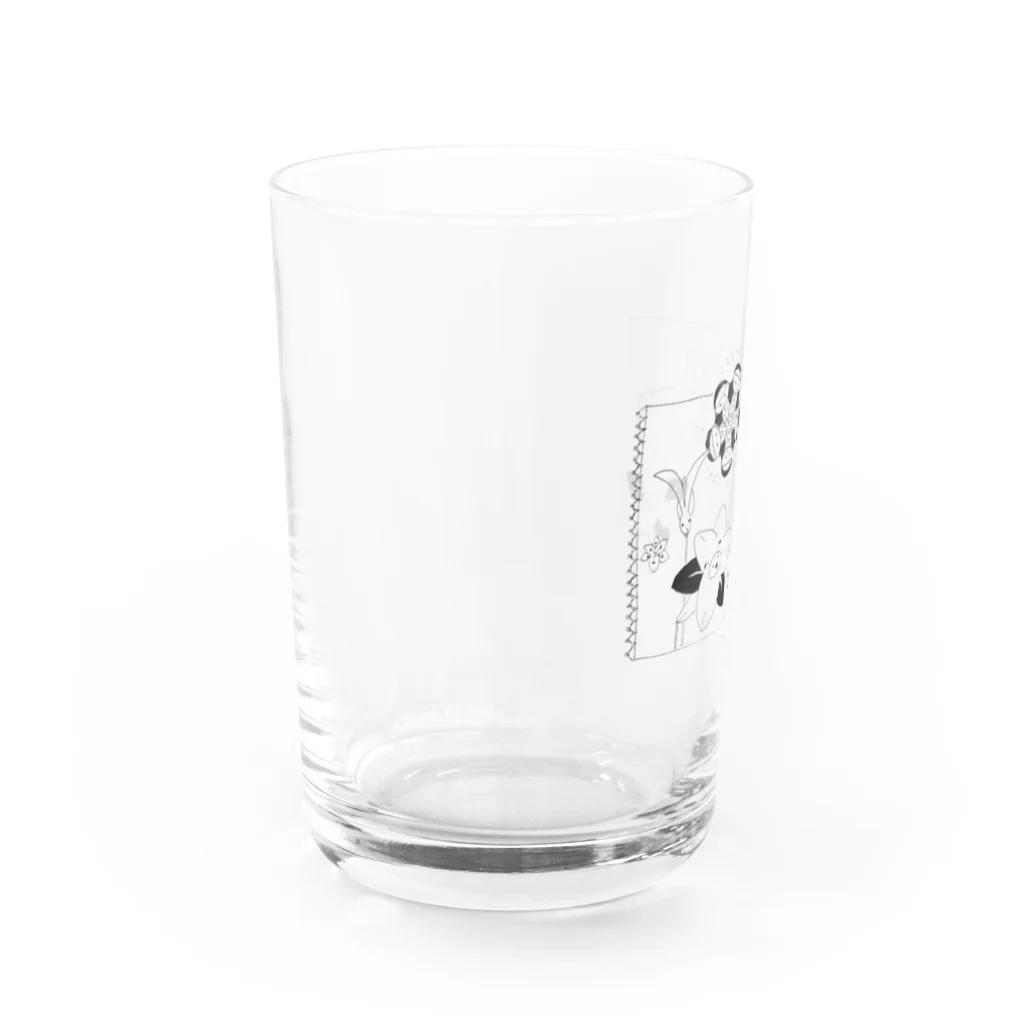 アトリエ・猫のHitaiのホリーガーデン  （アップリケ） グラス左面