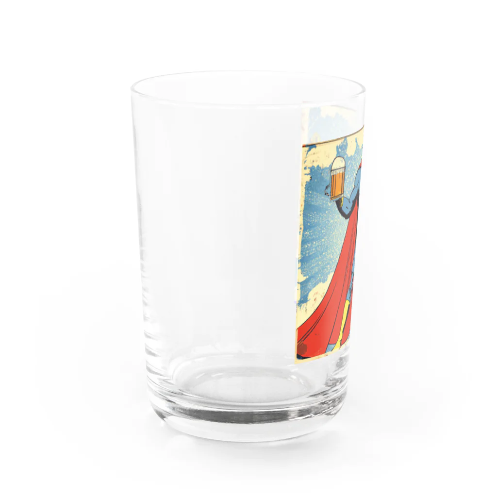 AiTのスーパーヒーローだって飲みたい Water Glass :left