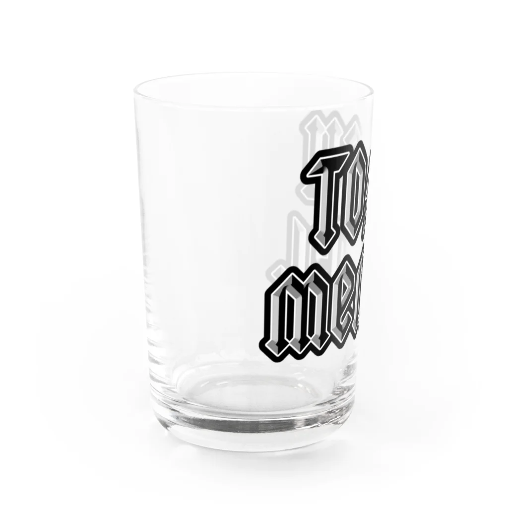 ヒロシオーバーダイブの豆腐メンタル Water Glass :left