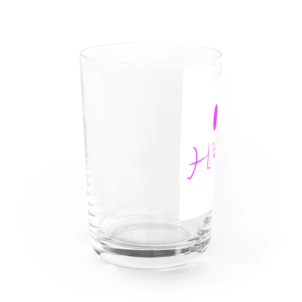 HEY☆のHEY☆ Water Glass :left