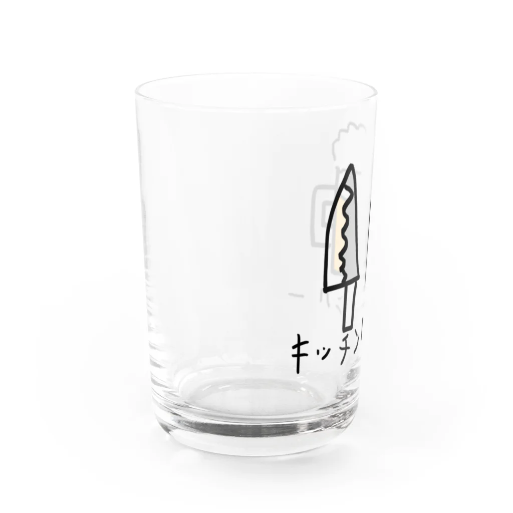 ちょこみんと🍫🍀のキッチンドランカー Water Glass :left